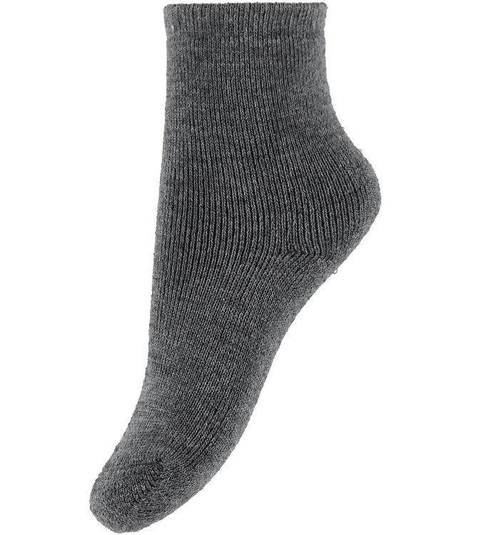 Name It Strømper - Uld/Bomuld - NbmWaksi - Dark Grey Melange