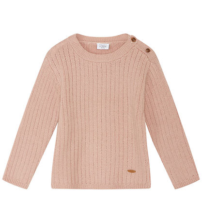 Hust and Claire Bluse - Strik - Uld - Pil - Rose Cloud Hust and Claire Bluse - Strik - Uld - Pil - Rose Cloud