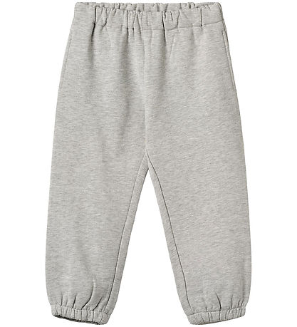 Wheat Sweatpants - Kasai - Grey Melange Wheat Sweatpants - Kasai - Grey Melange