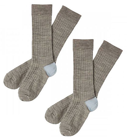 FUB Knæstrømper - 2-pak - Hazel Melange FUB Knæstrømper - 2-pak - Hazel Melange