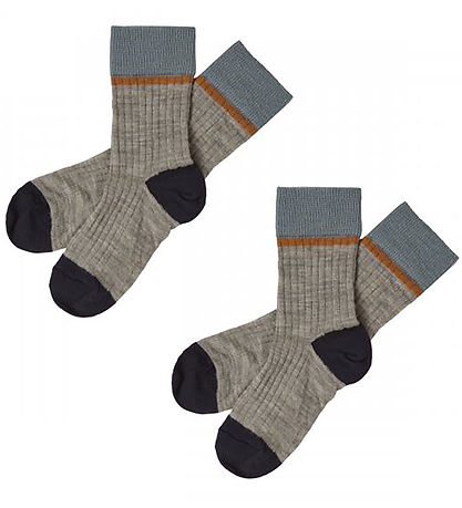 FUB strømper - 2-pak - Hazel Melange FUB strømper - 2-pak - Hazel Melange