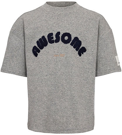 Sofie Schnoor T-shirt - Grey Melange m. Print Sofie Schnoor T-shirt - Grey Melange m. Print
