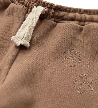 Sofie Schnoor Sweatpants - Cashew Brown m. Print