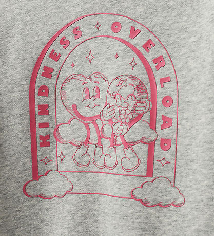 Sofie Schnoor Sweatshirt - Grey Melange m. Print