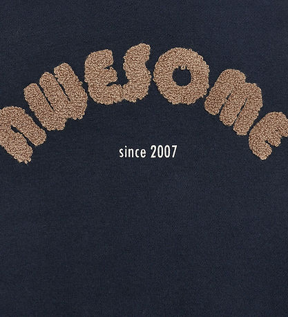 Sofie Schnoor Sweatshirt - Dark Blue m. Print Sofie Schnoor Sweatshirt - Dark Blue m. Print