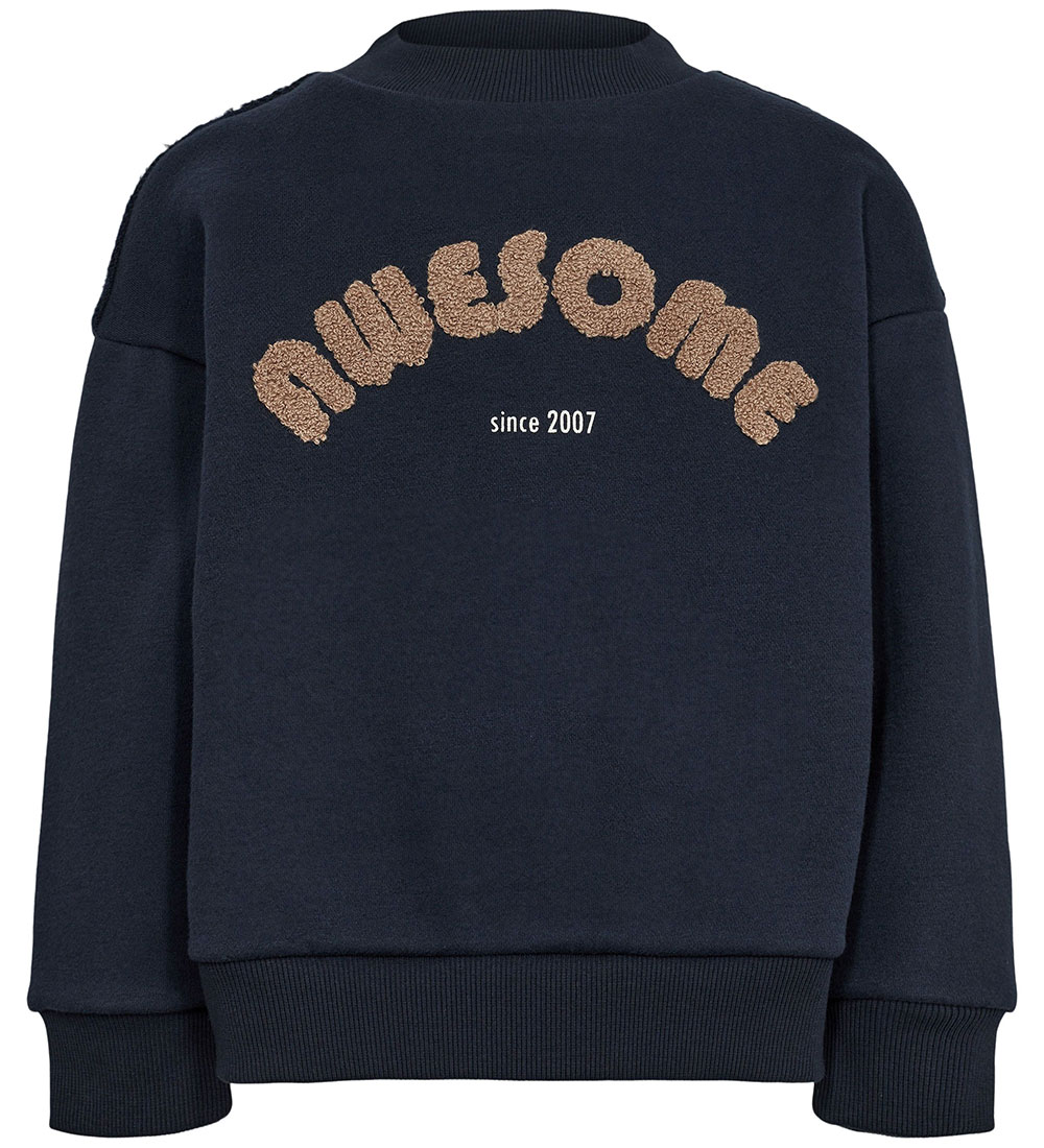 Sofie Schnoor Sweatshirt - Dark Blue m. Print - Sofie Schnoor - 8 Jahre (128) - Sweatshirts