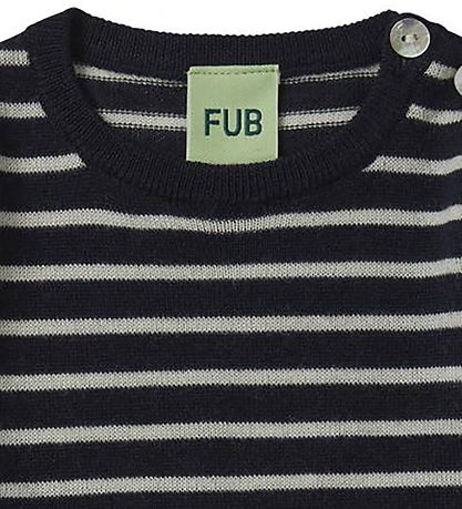FUB Body l/æ - Uld - Dark Navy/Ecru FUB Body l/æ - Uld - Dark Navy/Ecru