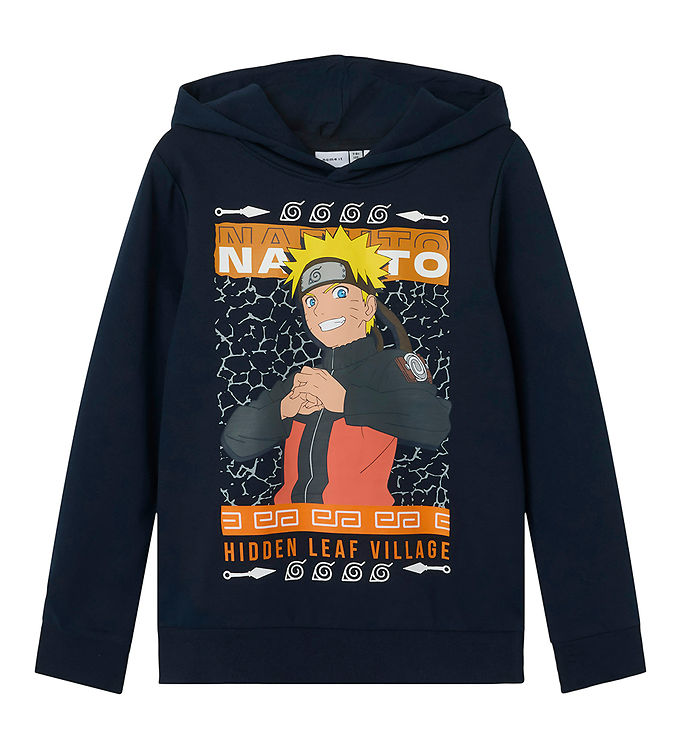 Name It NkmJakari Naruto Hættetrøje - Dark Sapphire