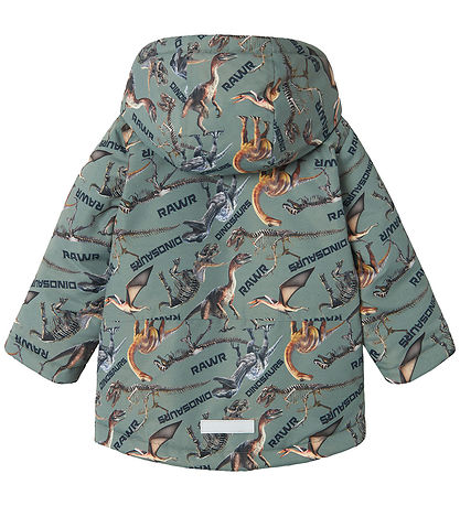 Name It Dynejakke - NmmMax - Agave Green/Rawr Dino Name It Dynejakke - NmmMax - Agave Green/Rawr Dino