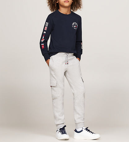 Tommy Hilfiger Sweatpants - Monotype - Light Grey Heather Tommy Hilfiger Sweatpants - Monotype - Light Grey Heather