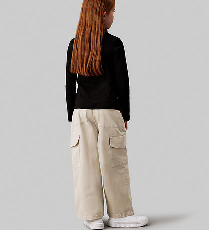 Calvin Klein Bukser - Clean Utility Cargo - Pelican