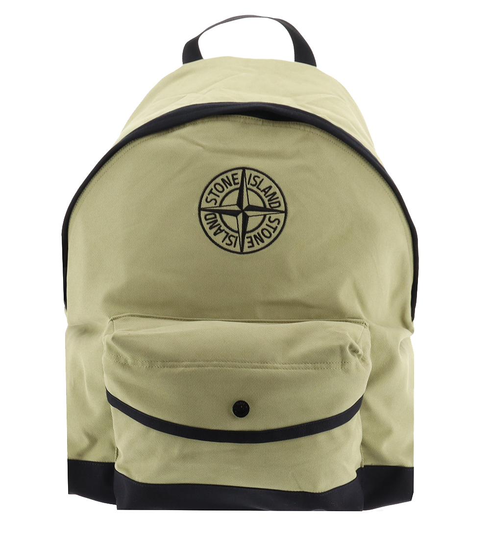 Stone Island Rugzak - Groen/Zwart m. Logo - Stone Island - OneSize - Rugzakken