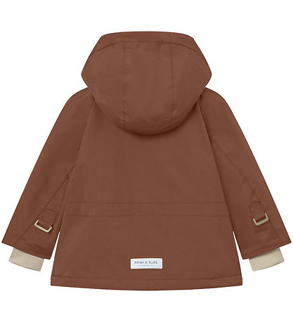 Mini A Ture Vinterjakke - Matwally Fleece - Rootbeer Brown