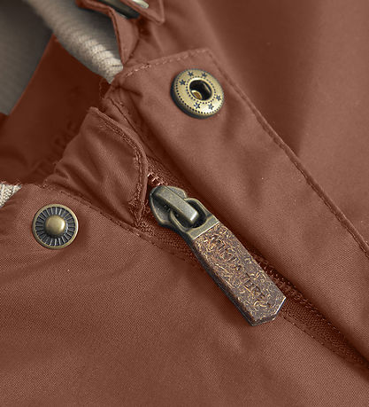 Mini A Ture Vinterjakke - Matwally Fleece - Rootbeer Brown