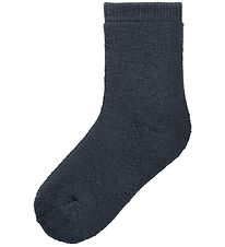 Name It Strømper - Uld/Bomuld - NmmWaksi - Ombre Blue Name It Strømper - Uld/Bomuld - NmmWaksi - Ombre Blue
