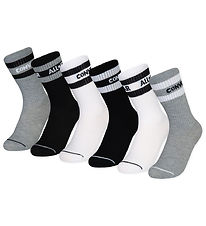 Converse Strømper - 6-pak - Basic Wordmark - Dark Grey Heather Converse Strømper - 6-pak - Basic Wordmark - Dark Grey Heather