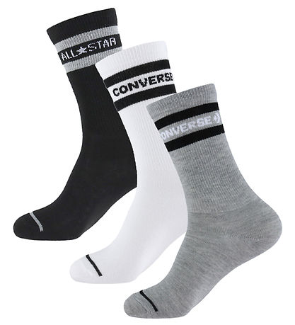 Converse Strømper - 6-pak - Basic Wordmark - Dark Grey Heather