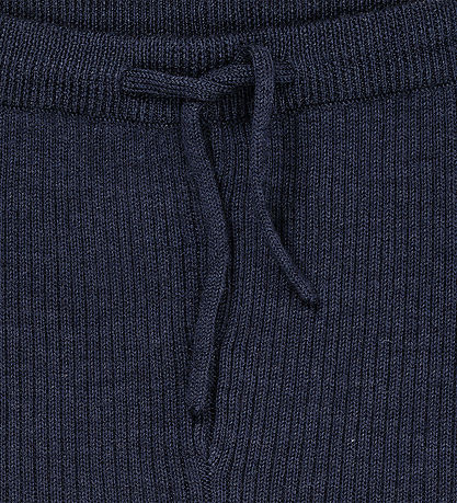 Copenhagen Colors Bukser - Strik - Uld - Navy