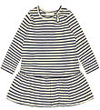 Petit Piao Kjole - Rib - Modal - Indigo Plum/Dark Offwhite