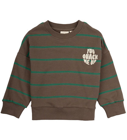 Petit Piao Sweatshirt - Chocolate Brown Stripe Petit Piao Sweatshirt - Chocolate Brown Stripe