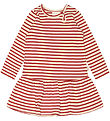 Petit Piao Kjole - Rib - Modal - Chili Pepper/Dark Offwhite