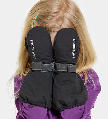 Didriksons Luffer m. Fleece - Biggles - Sort Didriksons Luffer m. Fleece - Biggles - Sort