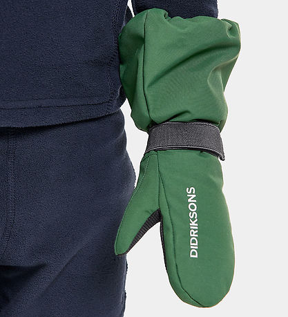 Didriksons Luffer m. Fleece - Biggles - Pine Green
