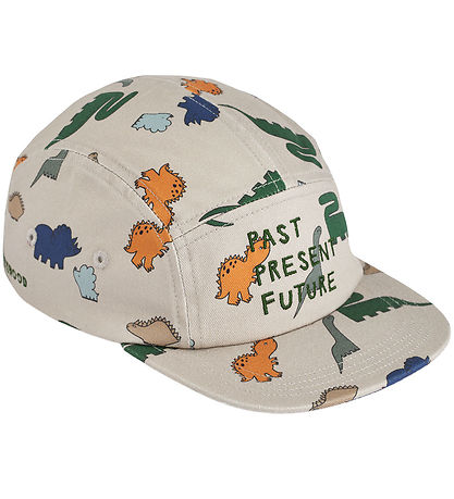 Liewood Kasket - Rory Printed Cap - Dinosaurs/Mist Liewood Kasket - Rory Printed Cap - Dinosaurs/Mist