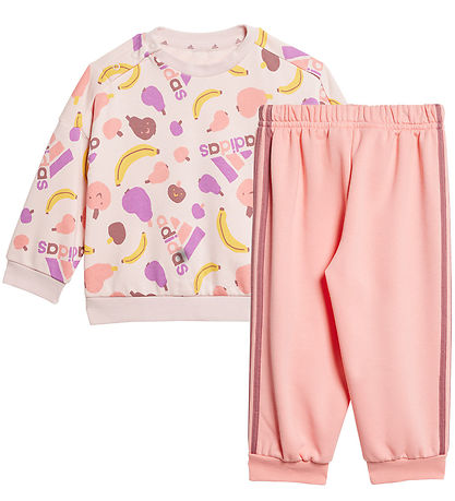 adidas Performance Sweatsæt - I Fruit FT Jog - Rosa adidas Performance Sweatsæt - I Fruit FT Jog - Rosa