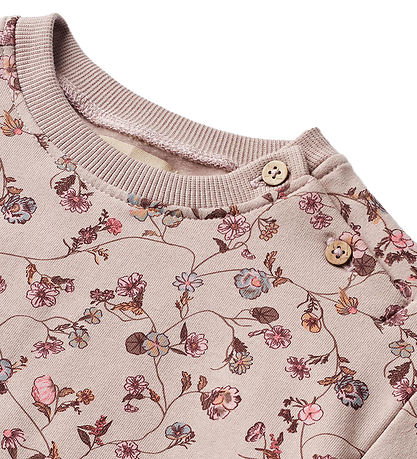 Wheat Sweatshirt - Lia - Dry Rose Flower Vine