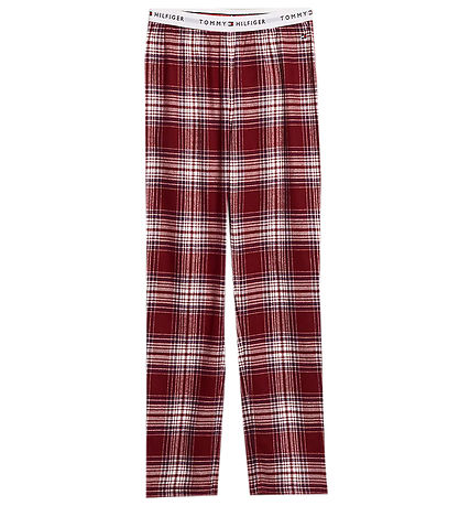 Tommy Hilfiger Nattøj - 2-delt - PJ Print - Ancient White/Plaid 