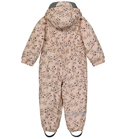 Mikk-Line Flyverdragt - PU - Recycled - Doeskin m. Blomster Mikk-Line Flyverdragt - PU - Recycled - Doeskin m. Blomster