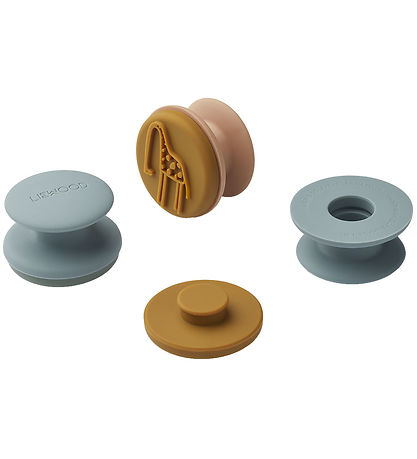 Liewood Stempelsæt - Silikone - 12-pak - Earl - Golden Caramel M Liewood Stempelsæt - Silikone - 12-pak - Earl - Golden Caramel M