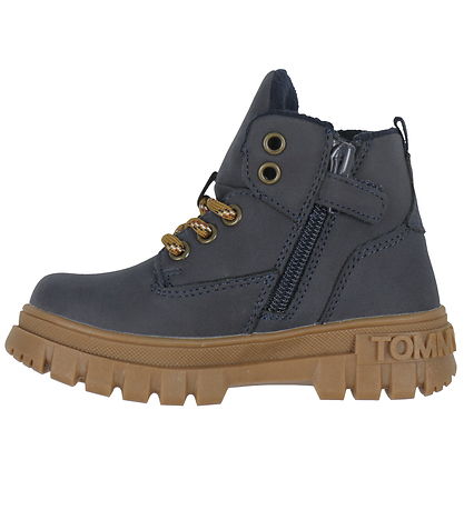 Tommy Hilfiger Støvler - Lace-Up - Blå