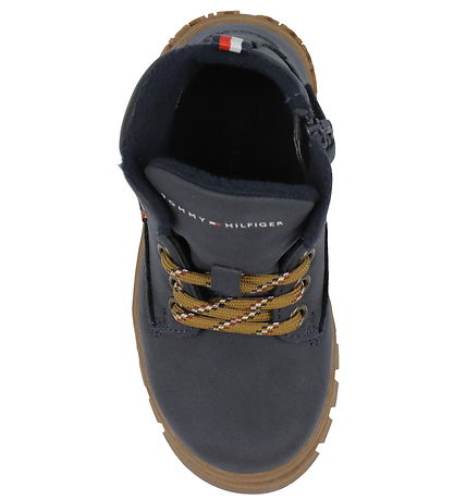Tommy Hilfiger Støvler - Lace-Up - Blå