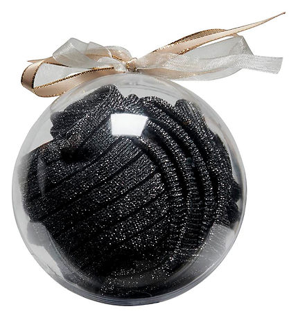 Kids Only Strømper - KogElena - 2-Pak - Black w. Silver Glitter