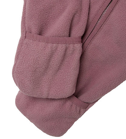 Name It Fleecedragt - NbnMeeko - Grape Shake m. Ører