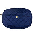 Fan Palm Toilettaske - Medium - Quiltet Velour - Midnight Blue Fan Palm Toilettaske - Medium - Quiltet Velour - Midnight Blue