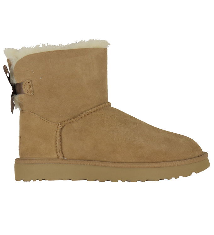 UGG Bamsestøvler - W Mini Bailey Bow II - Chestnut