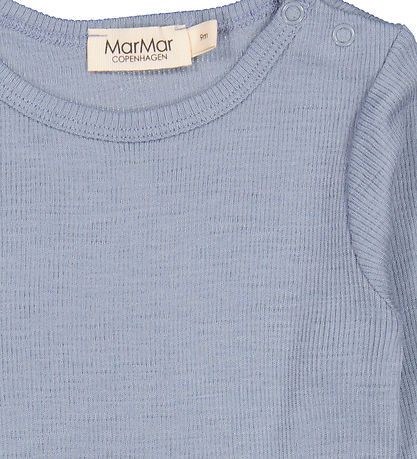 MarMar Body l/æ - Rib - Uld - Bense - Monsoon Blue