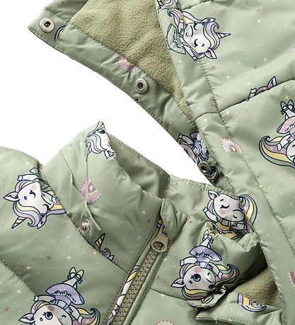 Name It Dynejakke - NmfMay - Seagrass