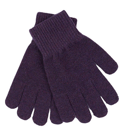 Mikk-Line Handsker - Uld/Polyamid - 3-pak - Nightshade/Chocolate