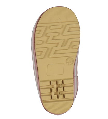 Mikk-Line Gummistøvler m. For - Rose Brown m. Blomster