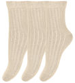 Minipop Strømper - Bambus - 3-pak - Off White Minipop Strømper - Bambus - 3-pak - Off White
