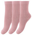 Minipop Strømper - Bambus - 3-pak - Rose Minipop Strømper - Bambus - 3-pak - Rose