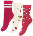 Minipop Strømper - Bambus - 3-pak - Chili Pepper Minipop Strømper - Bambus - 3-pak - Chili Pepper