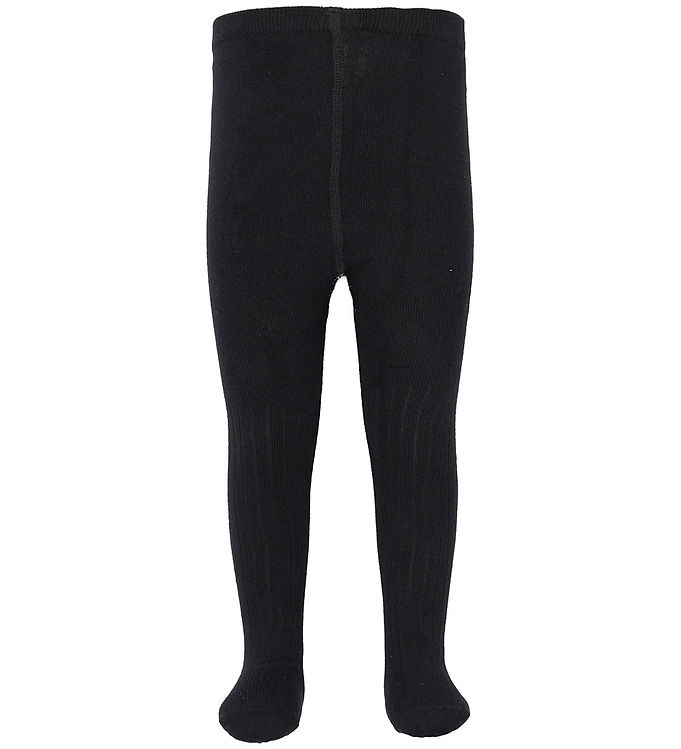 Minipop Black Strømpebukser Bambus - Str.    7-8y 122/128cm