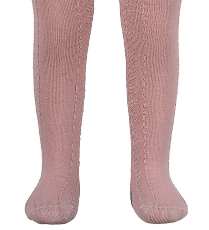 Minipop Strømpebukser - Bambus - Rose Melange Minipop Strømpebukser - Bambus - Rose Melange