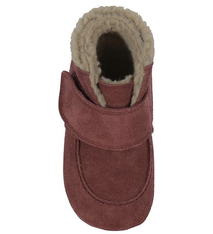 Pom Pom Skindfutter m. For - Shepheard Velcro - Burgendy Pom Pom Skindfutter m. For - Shepheard Velcro - Burgendy