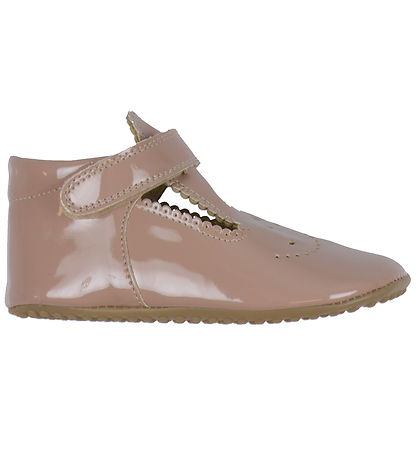Pom Pom Ballerina Hjemmesko - T-Bar - Rose Patent Pom Pom Ballerina Hjemmesko - T-Bar - Rose Patent